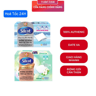 Bông tẩy trang Silcot Unicharm Nhật Bản