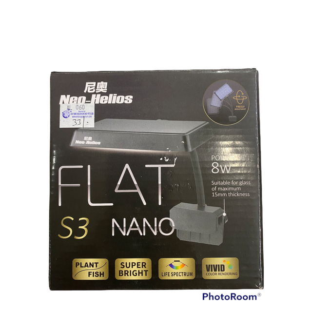 Đèn Helios Flat Nano S3 Plus Đỏ Cá Ko Đỏ Nước