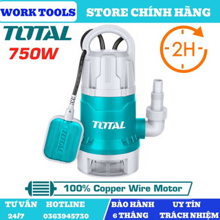 Total máy bơm chìm nước thải 750w/ 1hp twp87506 - wwpfw03