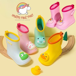 [Sẵn] Ủng Đi Mưa Chống Trượt Họa tiết 3D Siêu Đáng Yêu Cho Bé