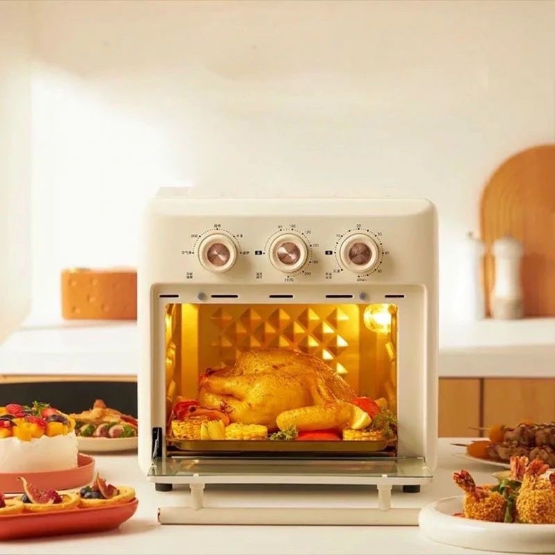 NỒI CHIÊN KHÔNG DẦU KIÊM LÒ NƯỚNG URINGO 2 IN 1 hàng chính hãng