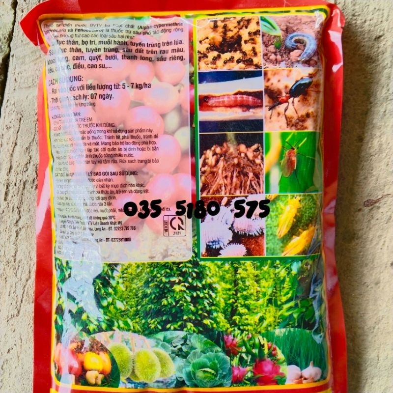 Sieugon 85GR rải đuông, tuyến trùng, đục thân dạng 1kg