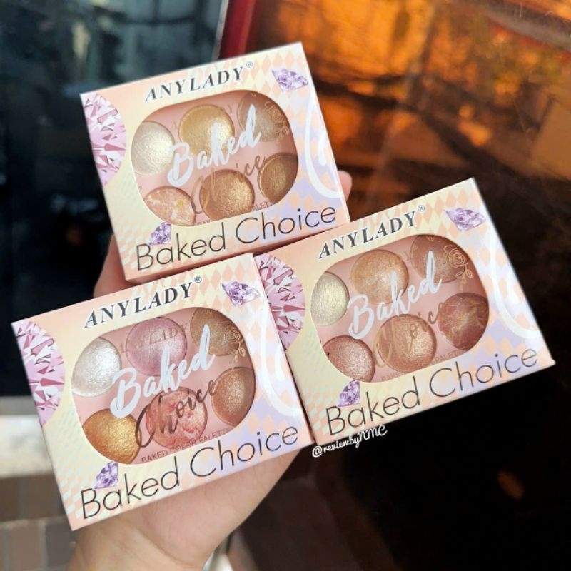 PHẤN BẮT SÁNG ANYLADY 6 Ô BAKED CHOICE