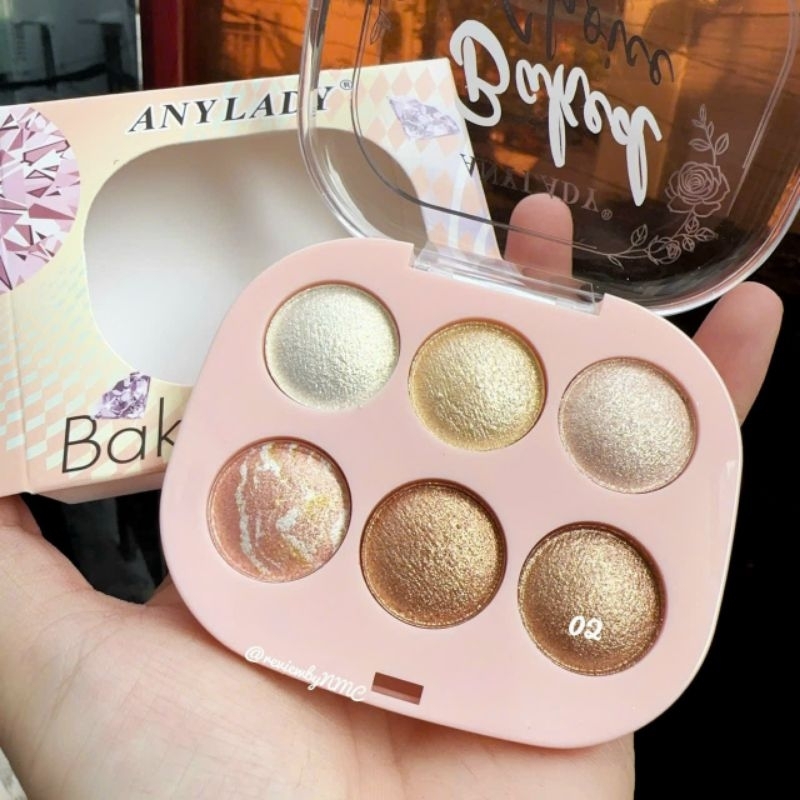 PHẤN BẮT SÁNG ANYLADY 6 Ô BAKED CHOICE