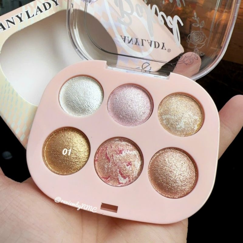 PHẤN BẮT SÁNG ANYLADY 6 Ô BAKED CHOICE