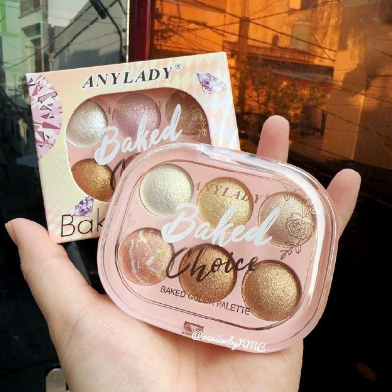 PHẤN BẮT SÁNG ANYLADY 6 Ô BAKED CHOICE