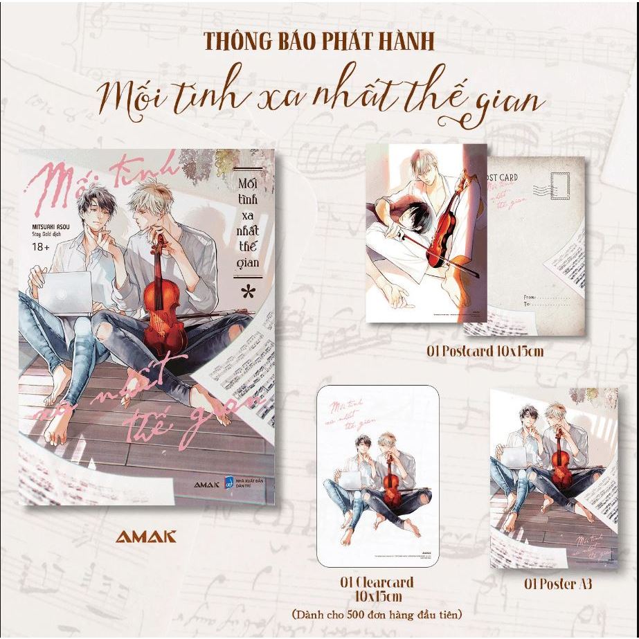 Sách - Mối tình xa nhất thế gian - Amak