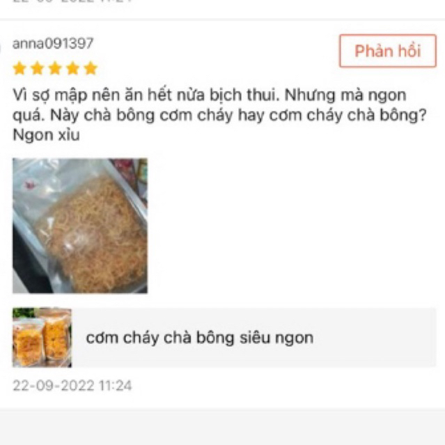 Cơm cháy siêu chà bông siêu ngon 250g/500g