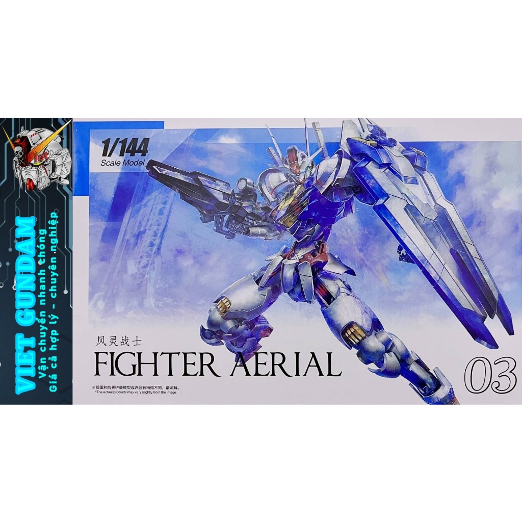 Mô hình lắp ráp HG Aerial Fighter 03 Gaogao (tặng kèm base)