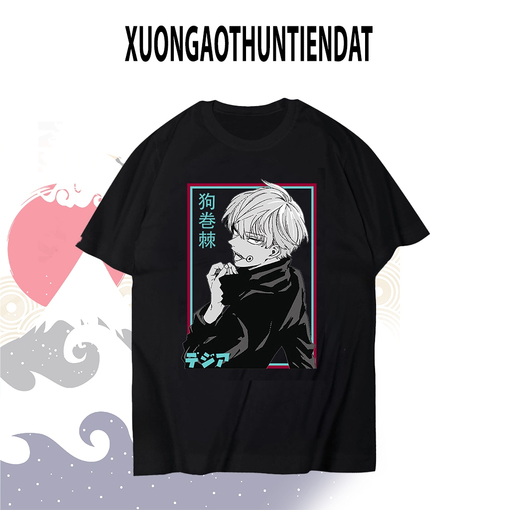 BST Áo Jujutsu Kaisen mẫu mới - Áo Anime in hình Gojo, Inumaki, Sukuna chất thoáng mát
