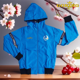 Áo khoác gió cách nhiệt GOKING cho trẻ em, bé gái, bé trai. Áo khoác dù chống nắng gió lạnh, giữ ấm tốt. Hàng Việt Nam
