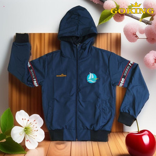 Áo khoác gió cách nhiệt GOKING cho trẻ em, bé trai, bé gái. Áo khoác dù hàng hiệu Việt Nam cao cấp, chống nắng gió lạnh