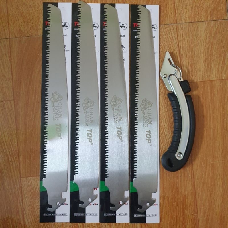 Combo cưa gỗ cầm tay gồm 4 lưỡi cưa TOP + cán