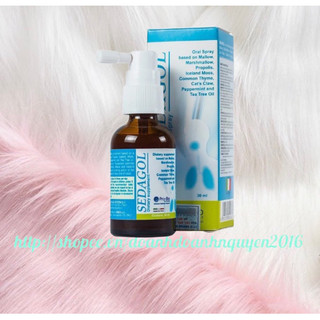Xịt Họng Sát Khuẩn, Giảm Ho SEDAGOL- Nhập Khẩu ITALYA - Chai 30 ml