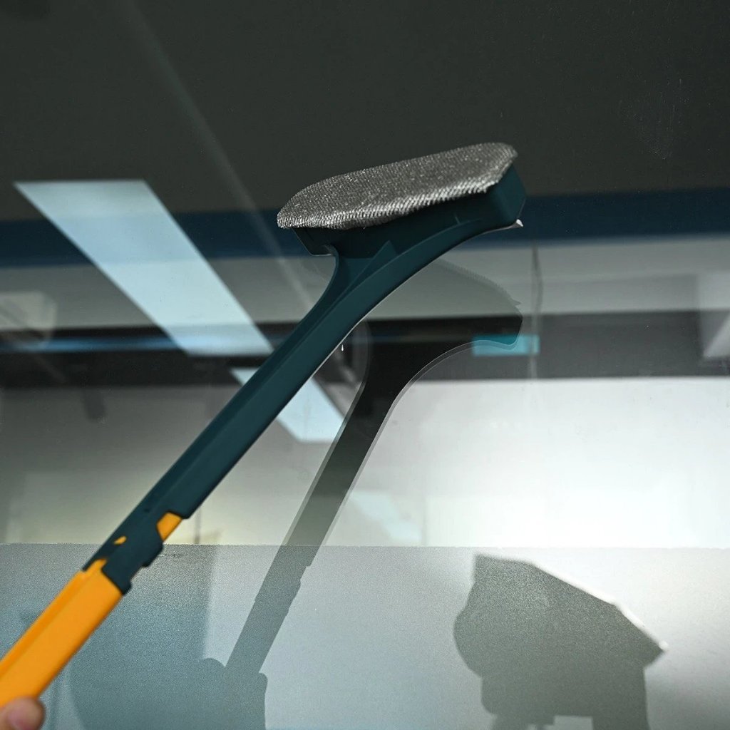 Cây lau kính cầm tay thông minh 2 in 1,Cây gạt lau kính đa năng nhỏ gọn tiện lợi bền đẹp