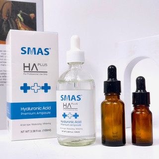 Serum Cấp Ẩm SMAS HA Plus Hyaluronic Aicd Premium Ampoule 100ml