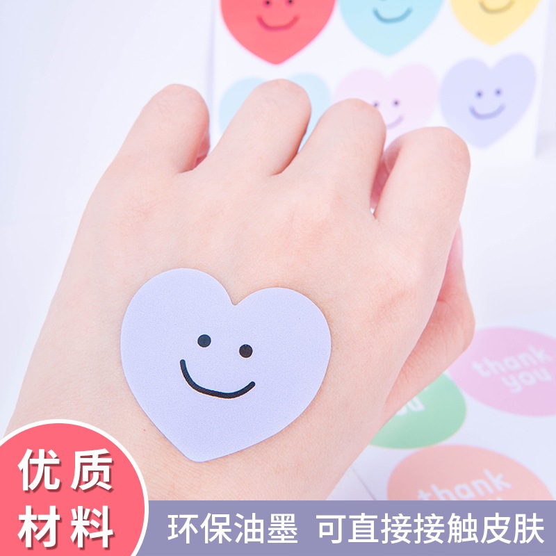 Sticker thank you trang trí thiệp, túi quà tặng thay lời cảm ơn khách hàng