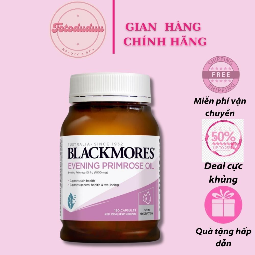 Tinh Dầu Hoa Anh Thảo EVENING PRIMORSE OIL BLACLMORES lọ 190 viên