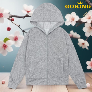 Áo khoác da cá GOKING 6 túi, form unisex cho trẻ em, bé gái, bé trai, nam nữ. Chống lanh, giữ ấm, chống nắng, UV