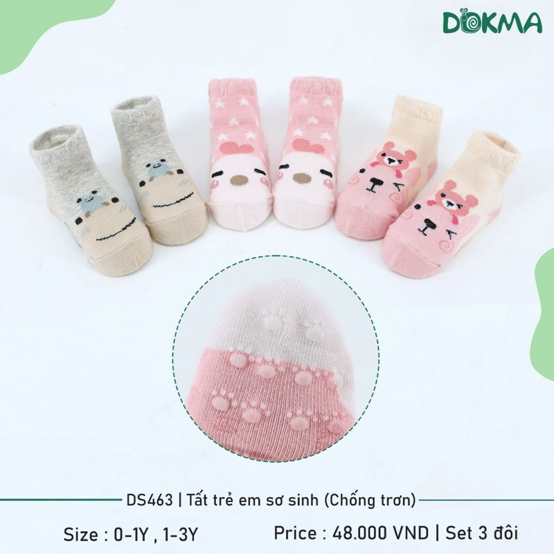 Tất Dokma chống trượt cho bé trai bé gái