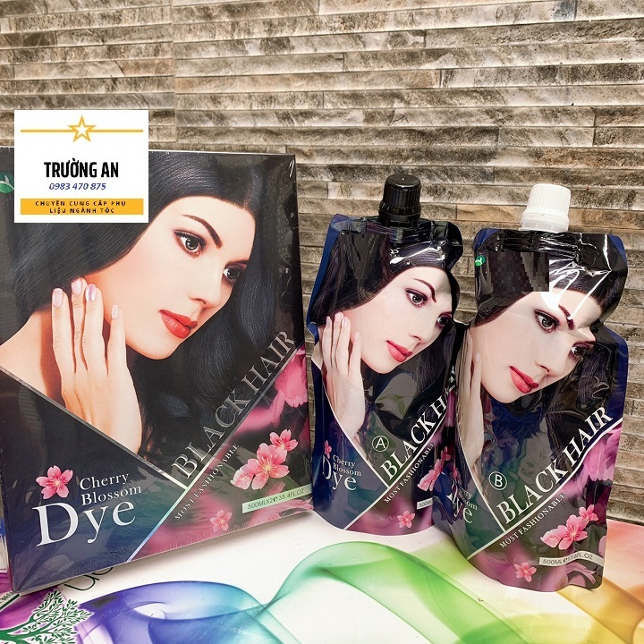 Nhuộm nâu,đen phủ bạc không dinh da đầu 500mlx2-BBND16