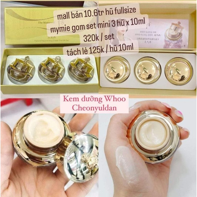 Kem dưỡng Whoo tái sinh 10ml
