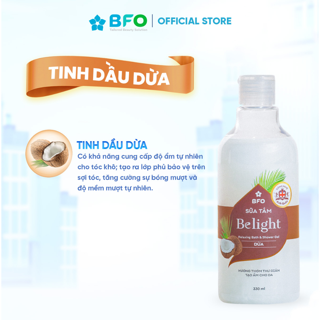 Sữa Tắm Giúp Dưỡng Trắng Belight (330ml)