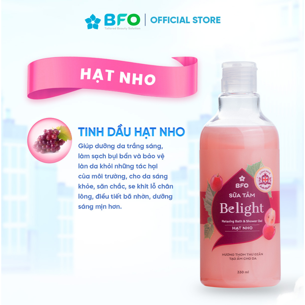 Sữa Tắm Giúp Dưỡng Trắng Belight (330ml)