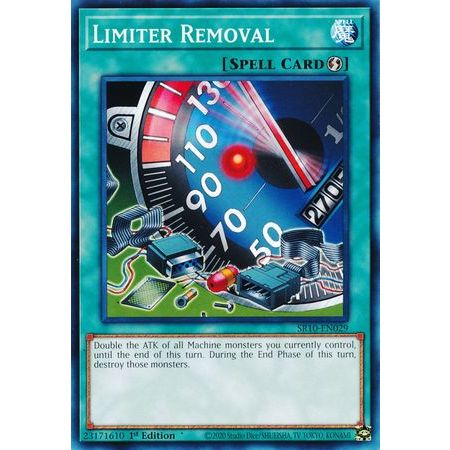 Thẻ bài Yugioh Limiter Removal - SR10-EN029 - Common 1st Edition