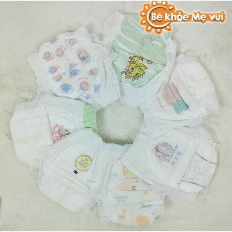 COM BO 100 miếng Tã Bỉm quần HIPGIG A - Hàng bo đẹp, thấm tốt, bỉm mềm đủ size S/M/L/XL/2XL/3XL