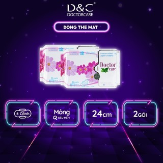  Combo 2 gói Băng vệ sinh thảo dược D&C Doctor Care ban ngày 24cm  Chính hãng  
