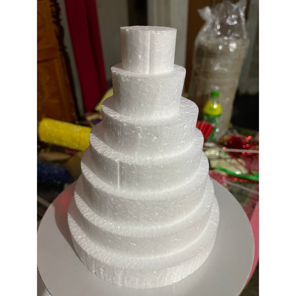 Phôi xốp làm tháp tỏi cao 3cm