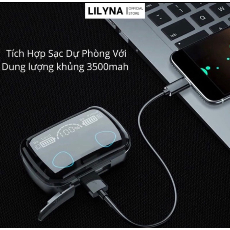 Tai Nghe Blutooth M10 Kèm Sạc Dự Phòng Giá Sỉ