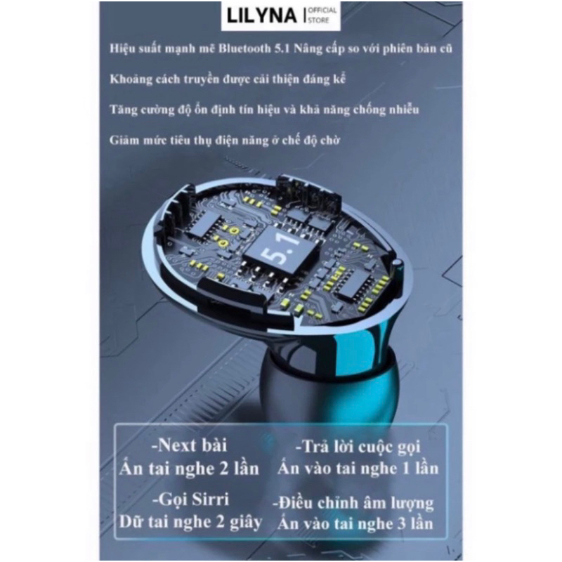 Tai Nghe Blutooth M10 Kèm Sạc Dự Phòng Giá Sỉ