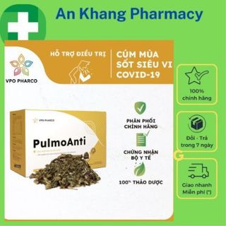 Siro uống PulmoAnti hỗ trợ giảm ho tăng cường sức đề kháng - Hộp 20 ống x 20ml ( chính hãng )