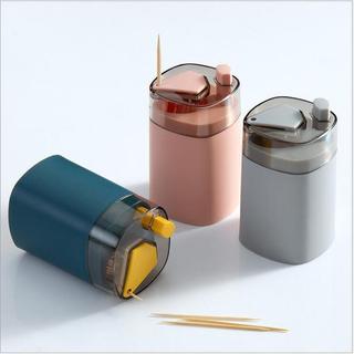 Hộp đựng tăm có nút nhấn tự động