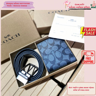 Set thắt lưng nam tặng kèm ví full box