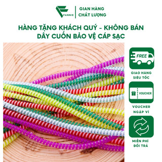 TẶNG - Dây Quấn Bảo Vệ Dây Cáp Sạc, Tai Nghe Chống Bẩn Đứt Gãy FanniE Store