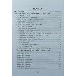 Sách - Lịch Vạn Niên Từ Năm 2000 - 2100