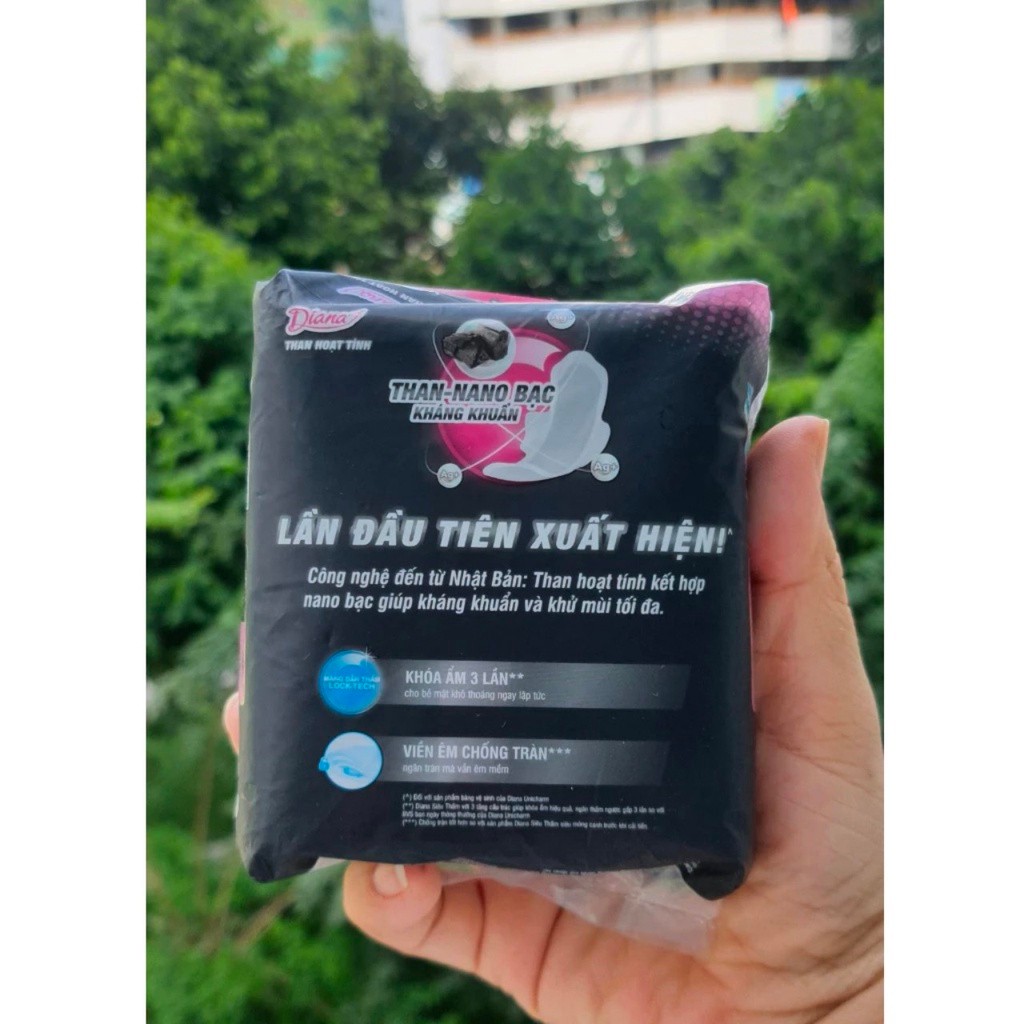 Băng Vệ Sinh Diana Siêu Thấm Siêu Mỏng Có Cánh - 8 Miếng