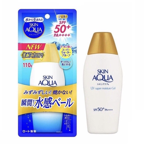 Kem Chống Nắng Aqua Skin Nắp Vàng 110g-Hàng Nội Địa Nhật