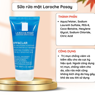 sữa rửa mặt laroche posay 400ml