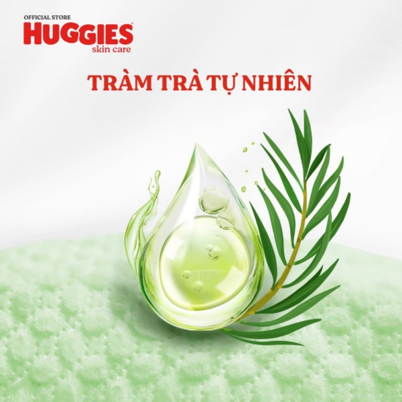 Tã quần HUGGIES Skincare Pants Mega Jumbo Hương Tràm Trà Tự Nhiên Size M106/L104/XL88/XXL80