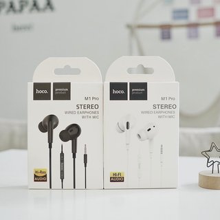 Tai nghe có dây M1 Hoco chính hãng có mic đàm thoại chân 3.5mm bảo hành 12th,tai nghe nhét tai có mic tích hợp