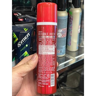 Gôm, Bọt Xịt Tóc Double Rich 170ml(150ml) Đỏ Cứng Giữ Nếp