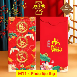 [Được chọn mẫu] Bao lì xì đẹp 2024 - Xấp 5 cái