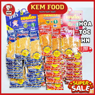 Mực bento gói 6g snack mực bento thái lan đủ 3 vị