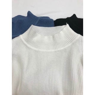 áo len nữ cổ 3 phân