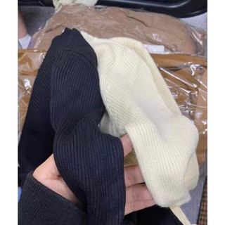 áo len nữ cổ 3 phân