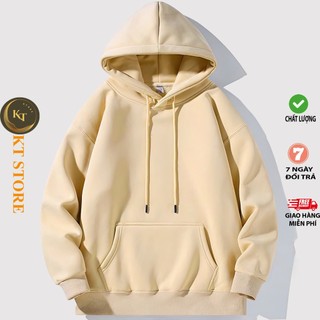 ÁO HOODIE NỈ TRƠN NAM NỮ UNISEX ULZZANG THU ĐÔNG FORM RỘNG CHẤT DÀY DẶN LÓT BÔNG